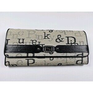 Pinky & Dianne Quilted Denim Snap Accordion Wallet With Travel Wallet